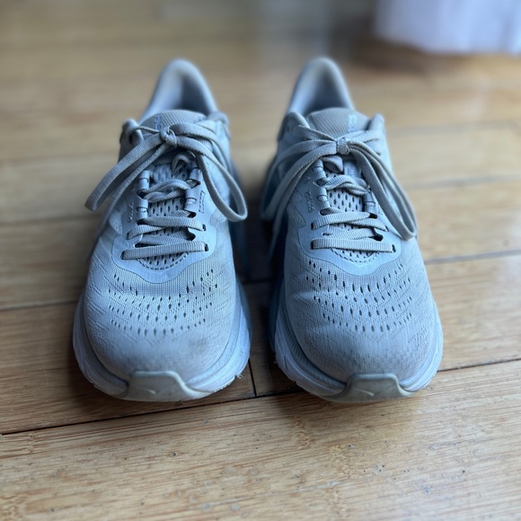 HOKA ONE ONE Arahi 5 Lunar Rock/Drizzle Mesh Women's Shoes - Picture 3 of 7